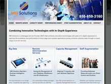 Tablet Screenshot of mbisolutions.net